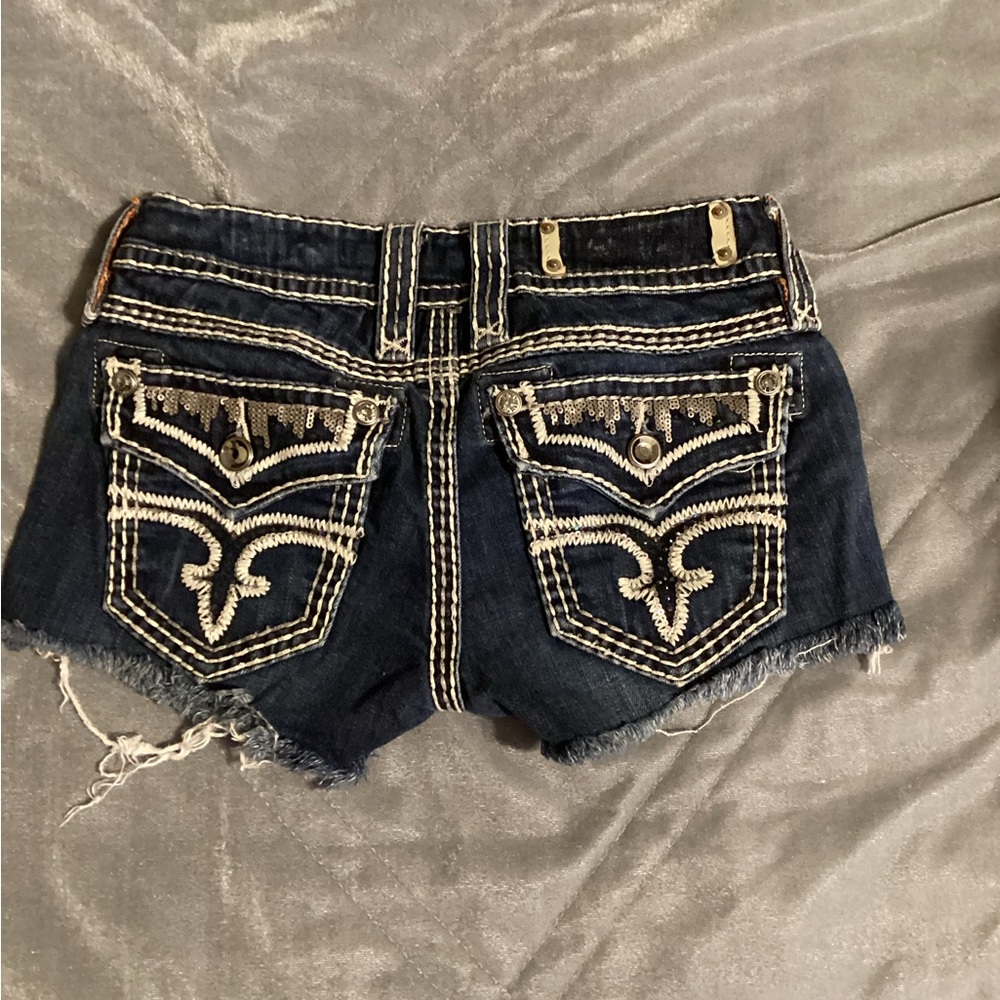 Cut off rock revival shorts
